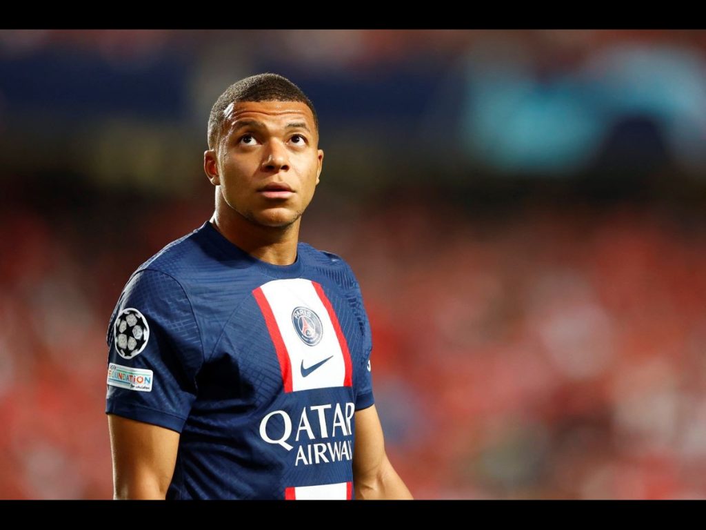 Mbappe có một thể hình ấn tượng