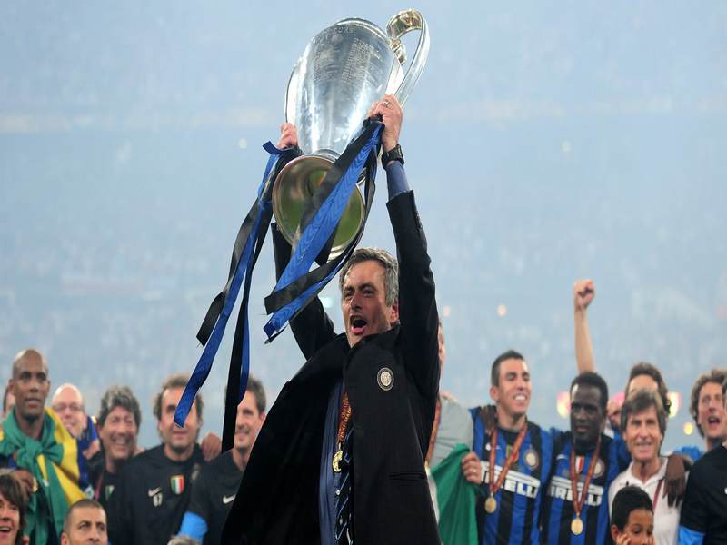 Inter Milan từng ăn 3 vào năm 2010 dưới thời Jose Mourinho