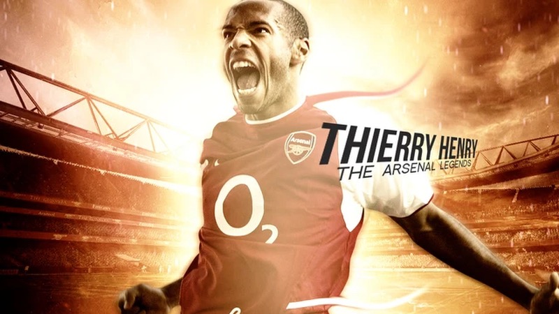 Cầu thủ Thierry Henry chính là huyền thoại bất diệt của Arsenal